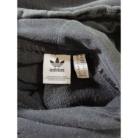 Adidas Grey Hoodie Sweatshirt - Medium - Picture 3 of 7